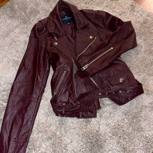 American Eagle leather jacket